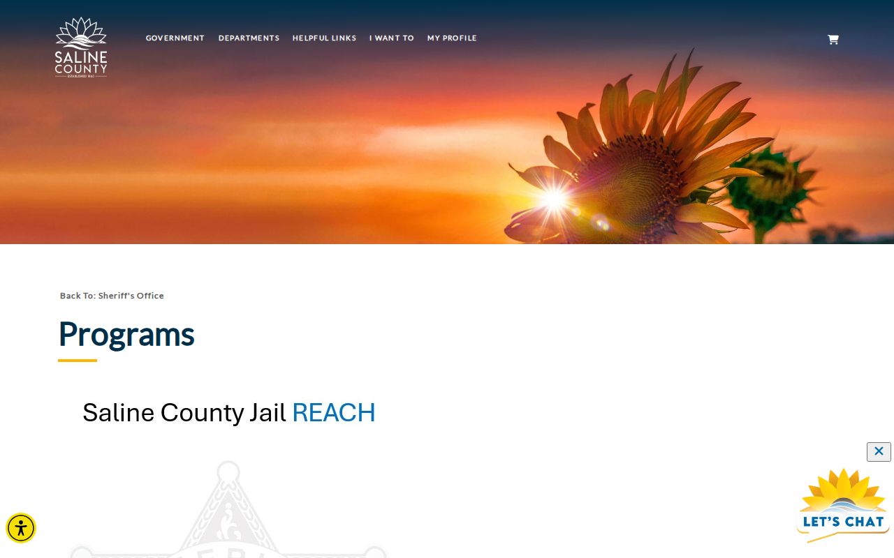 Saline County released inmate REACH reentry program